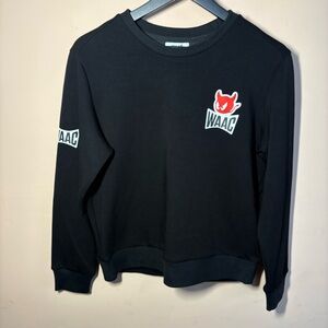 WAAC Golf Devil Logo Crewneck Sweatshirt Korean Brand Small